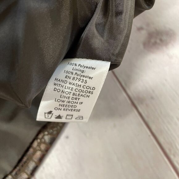 Susan Graver Women Full Zip Brown Jacket Size XL X-Large B334 -25 - Picture 8 of 16